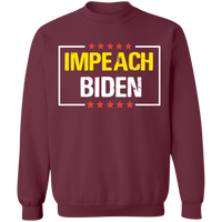 IMPEACH BIDEN Crewneck Pullover Sweatshirt [SE]