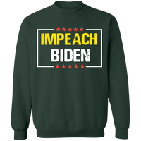 IMPEACH BIDEN Crewneck Pullover Sweatshirt [SE]