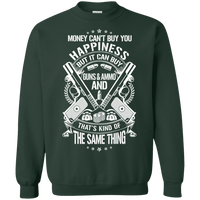 Money and Happiness Pro-Gun Rights Sweatshirt