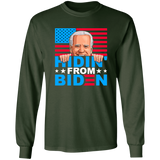 Funny Hidin' from Biden Long Sleeve T-Shirt [SE]