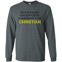 God-Fearing Conservative - LS Ultra Cotton T-Shirt