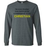 God-Fearing Conservative - LS Ultra Cotton T-Shirt