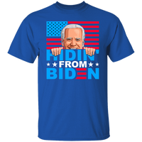 Funny Hidin' from Biden T-Shirt