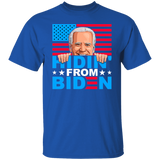 Funny Hidin' from Biden T-Shirt