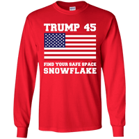 Trump 45 Snowflake Long Sleeve T-Shirt