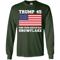 Trump 45 Snowflake Long Sleeve T-Shirt