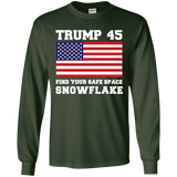 Trump 45 Snowflake Long Sleeve T-Shirt