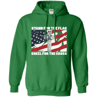 I Stand For The Flag, Kneel For The Cross Hoodie