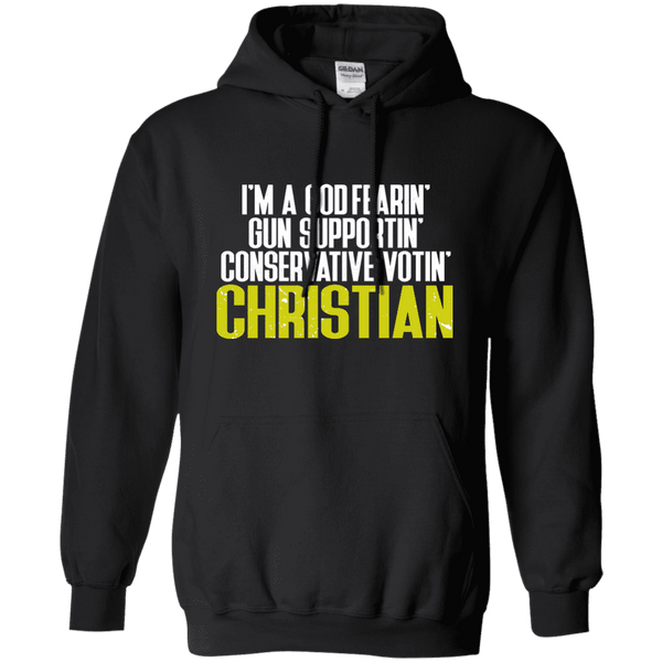 God Fearin' & Gun Supportin' Christian Hoodie