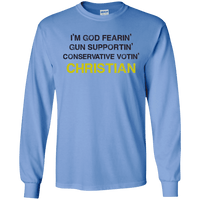 God-Fearing Conservative - LS Ultra Cotton T-Shirt