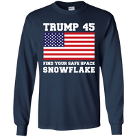 Trump 45 Snowflake Long Sleeve T-Shirt