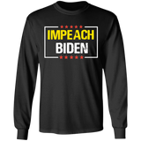 IMPEACH BIDEN Long Sleeve T-Shirt