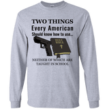 Guns And The Bible Long Sleeve T-Shirt