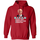 Hilarious Biden 'Biggest Idiot' Pullover Hoodie [SE]
