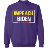 IMPEACH BIDEN Crewneck Pullover Sweatshirt [SE]