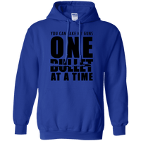 One Bullet At A Time Gun Rights Hoodie