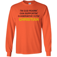 God-Fearing Conservative - LS Ultra Cotton T-Shirt