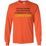 God-Fearing Conservative - LS Ultra Cotton T-Shirt