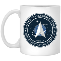 Official Space Force Seal 11 oz. White Coffee Mug