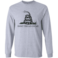 Don't Tread on Me Themed Long Sleeve T-Shirt