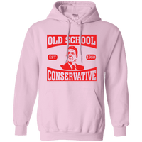 President Ronald Reagan Old School Conservative Hooded Sweatshirt (Hoodie)