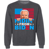 Funny Hidin' from Biden Pullover Sweatshirt [SE]