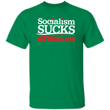 Socialism Sucks and Biden Blows Funny T-Shirt