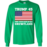 Trump 45 Snowflake Long Sleeve T-Shirt