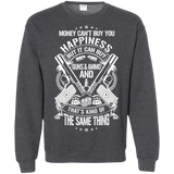 Money and Happiness Pro-Gun Rights Sweatshirt