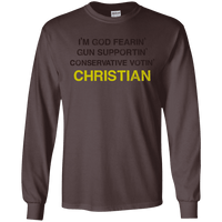 God-Fearing Conservative - LS Ultra Cotton T-Shirt