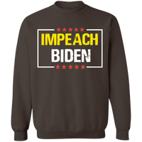 IMPEACH BIDEN Crewneck Pullover Sweatshirt [SE]