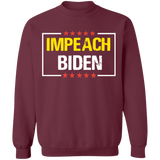 IMPEACH BIDEN Crewneck Pullover Sweatshirt