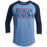 Reagan Bush '84 Presidential Election Retro Long Sleeve Tee