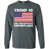 Trump 45 Snowflake Long Sleeve T-Shirt