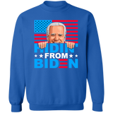 Funny Hidin' from Biden Pullover Sweatshirt [SE]