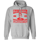 President Ronald Reagan Old School Conservative Hooded Sweatshirt (Hoodie)