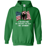 I Stand For The Anthem Patriotic Hoodie