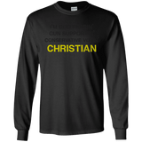 God-Fearing Conservative - LS Ultra Cotton T-Shirt