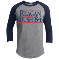 Reagan Bush '84 Presidential Election Retro Long Sleeve Tee