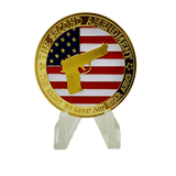 Pro-Gun Gold-Plated Coin