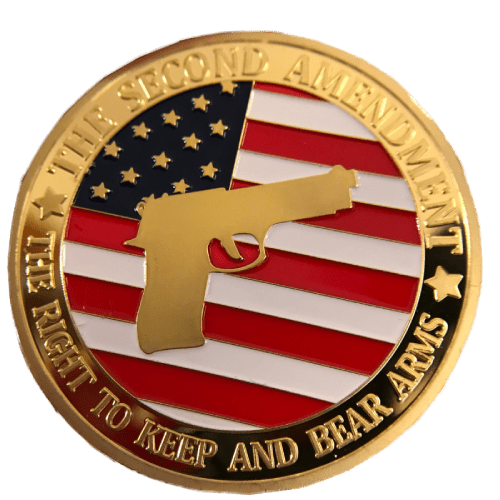 Pro-Gun Gold-Plated Coin