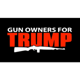 Gun Owners For Trump Flag