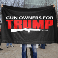 Gun Owners For Trump Flag