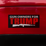 Gun Owners For Trump Sticker