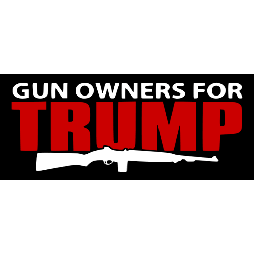 Gun Owners For Trump Sticker