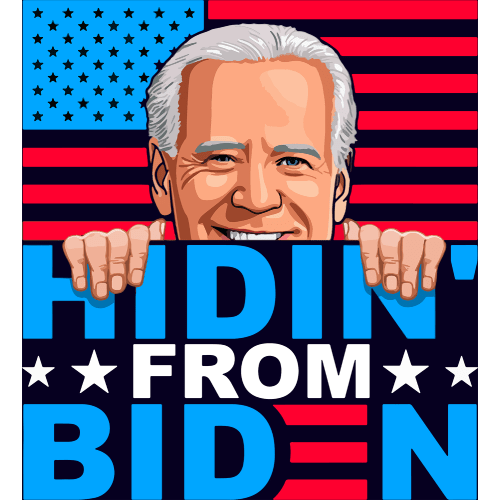 HIDIN' FROM BIDEN Sticker [SE]