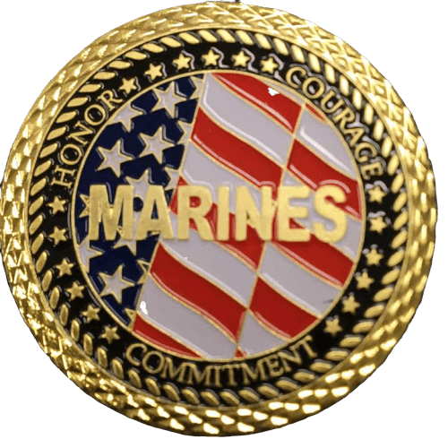 Marines Veteran Coin