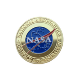 Orignal NASA Logo Gold-Plated Coin