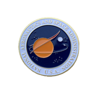 Orignal NASA Logo Gold-Plated Coin