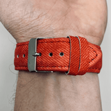 Patriotic Watch - Red Wristband